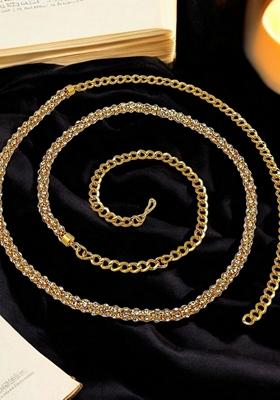 Gold Cubic Zirconia Kamarband