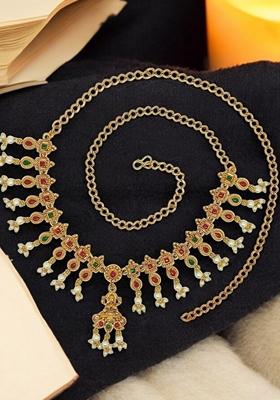 Gold Temple Design Kamarband