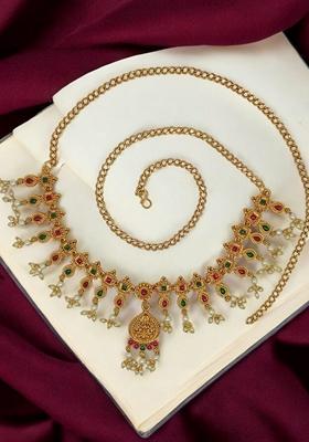 Gold Temple Design Kamarband