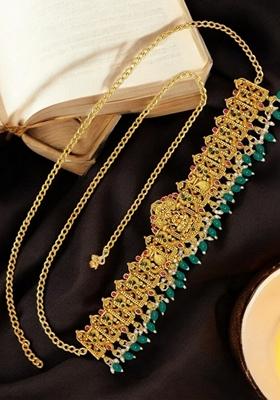 Gold Temple Design Kamarband