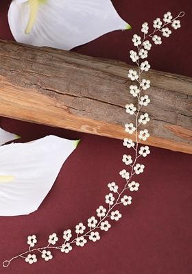 White Pearl Hair Accessory