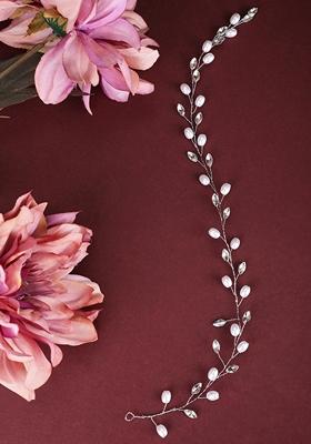 White Pearl Hair Accessory