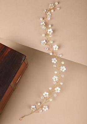 White Pearl Hair Accessory