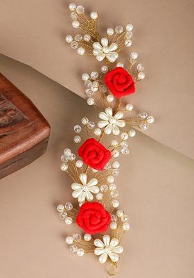 Red Pearl Hair Accessory