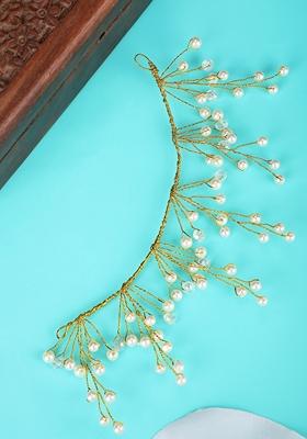 White Pearl Hair Accessory