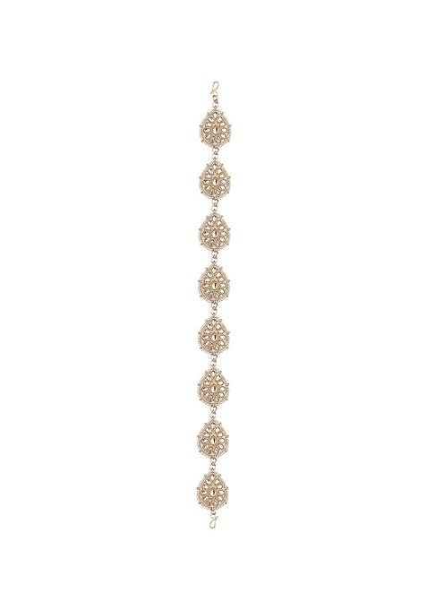 Gold Cubic Zirconia Matha Patti