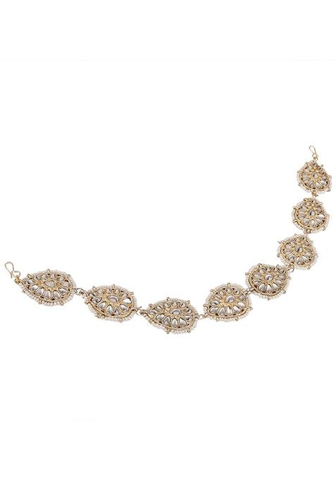 Gold Cubic Zirconia Matha Patti