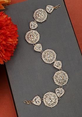 Gold Cubic Zirconia Matha Patti