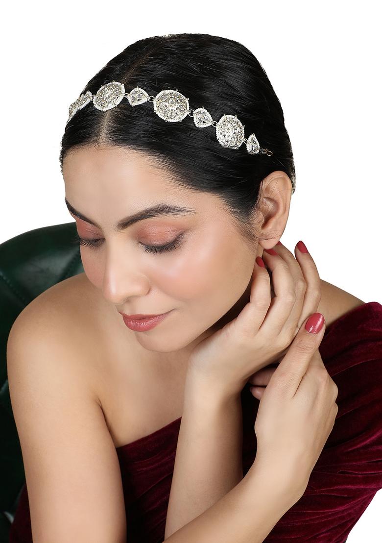 Gold Cubic Zirconia Matha Patti