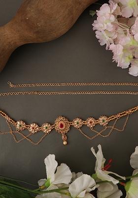 Multicolor Cubic Zirconia Waist Belt