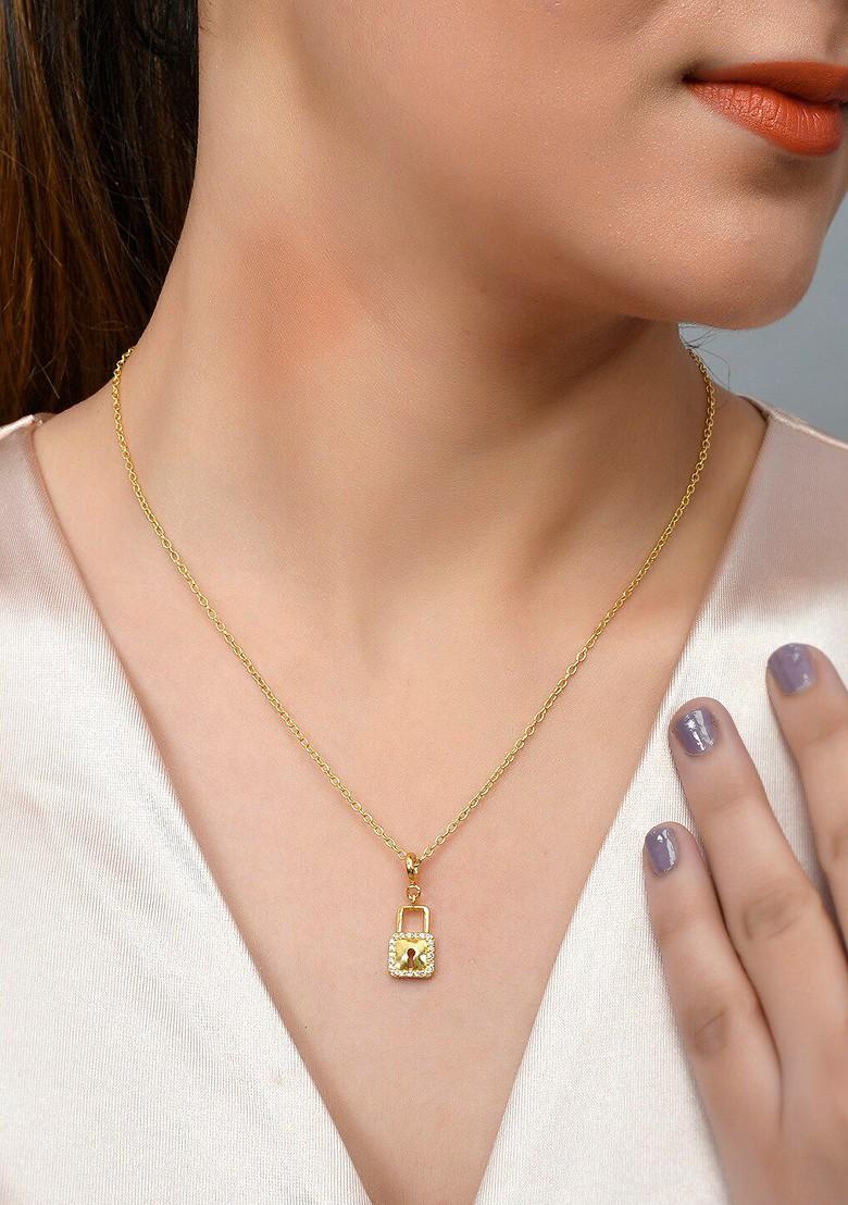 Gold Plated Cz Stone Studded Charms