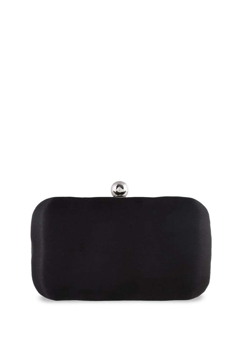 Black Embellished Handbag - Indya