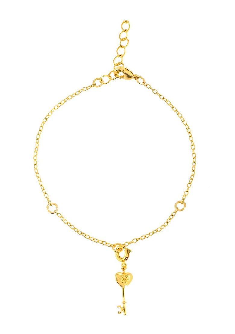 Gold Plated Cz Stone Studded Charms