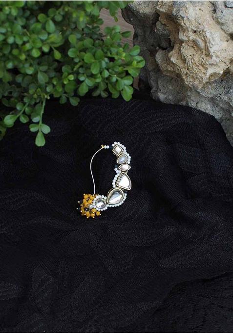 Multicolor Kundan Mixed Alloy Nath