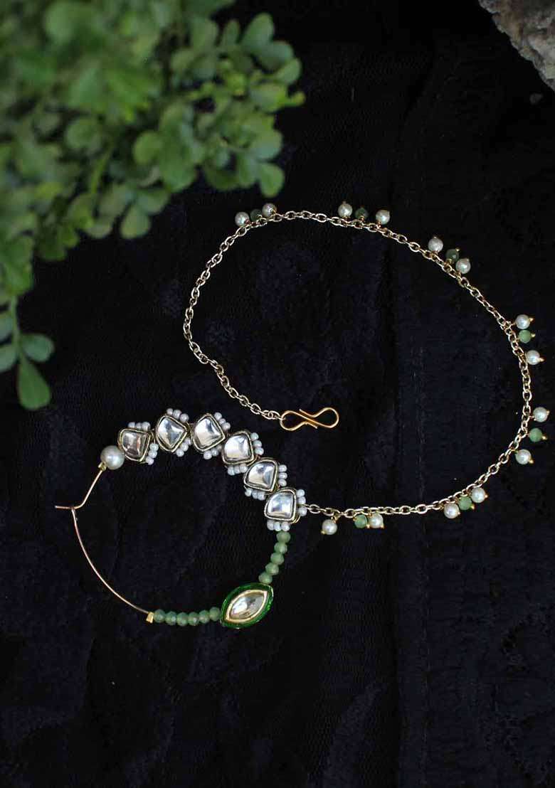 Green Geometric Mixed Alloy Nath - Indya