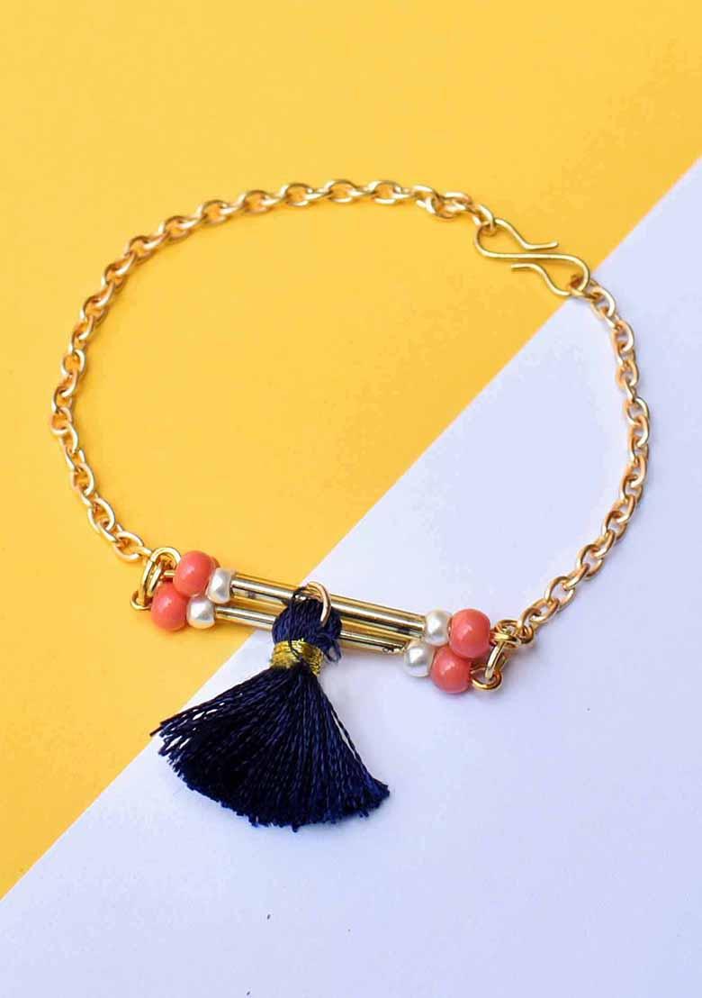 Black Boho Mixed Alloy Anklets