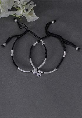 Silver Beaded Sterling Silver Anklets