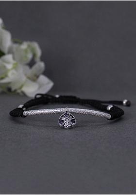 Silver Sapphire Accents Sterling Silver Anklets