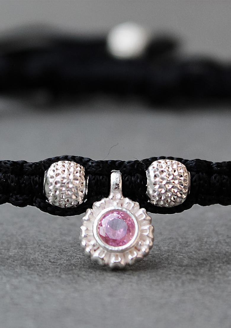 Silver Gemstone Sterling Silver Anklets