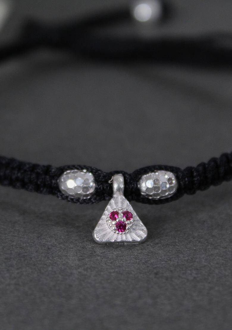 Silver Beaded Sterling Silver Anklets