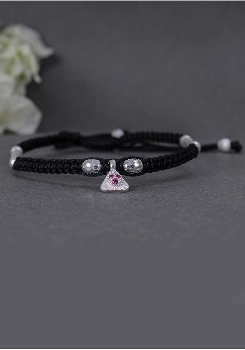 Silver Beaded Sterling Silver Anklets