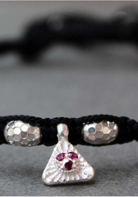 Silver Beaded Sterling Silver Anklets