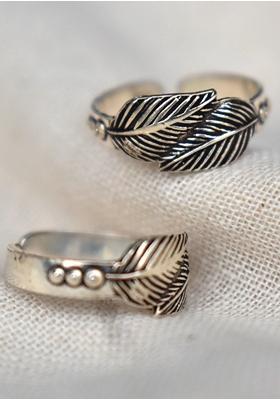 Silver Statement Sterling Silver Toe Ring