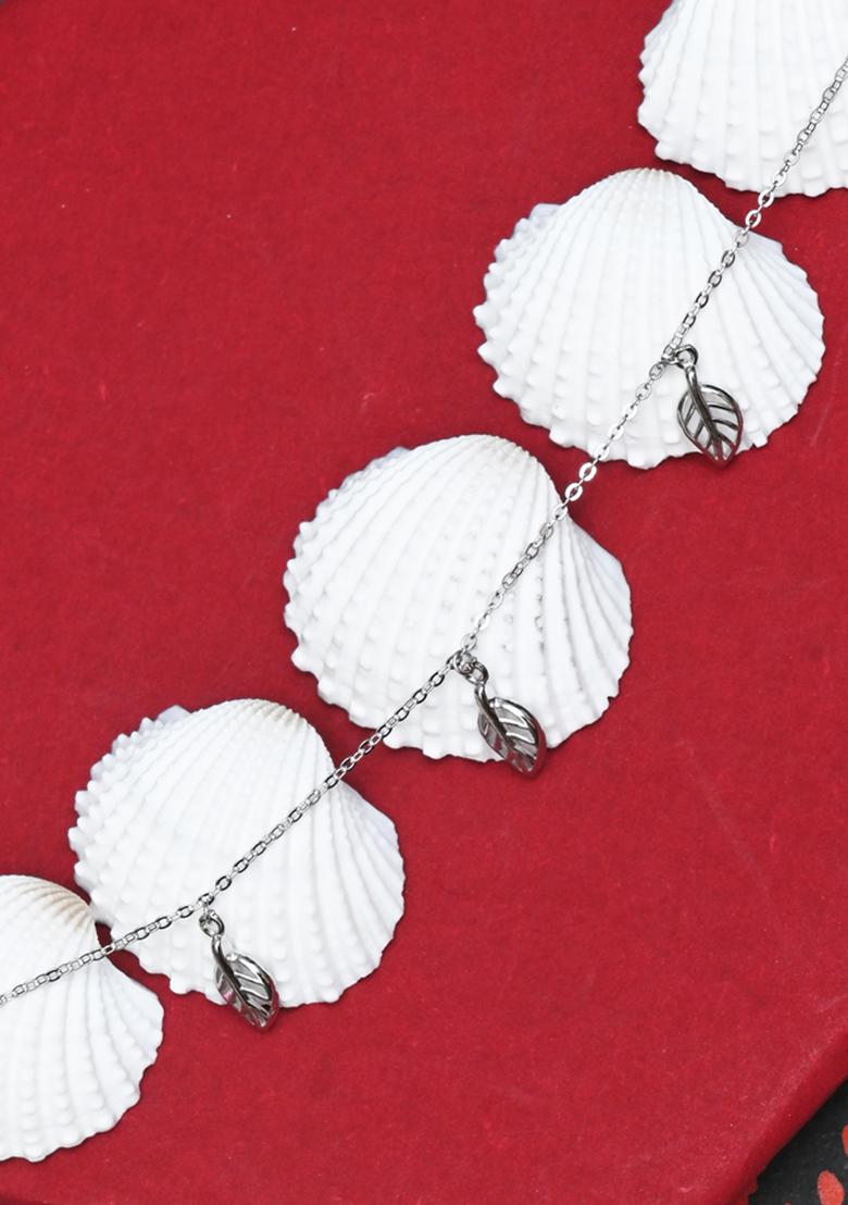 925 Pure Silver Multiple Charm Anklet