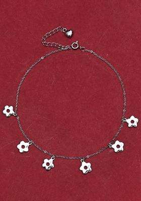925 Pure Silver Multiple Charm Anklet