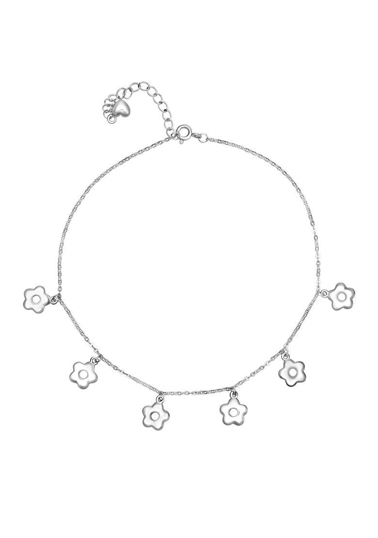 925 Pure Silver Multiple Charm Anklet