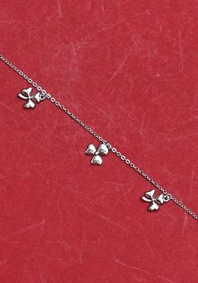 925 Pure Silver Multiple Charm Anklet