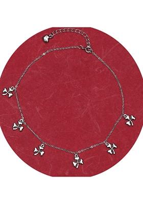 925 Pure Silver Multiple Charm Anklet