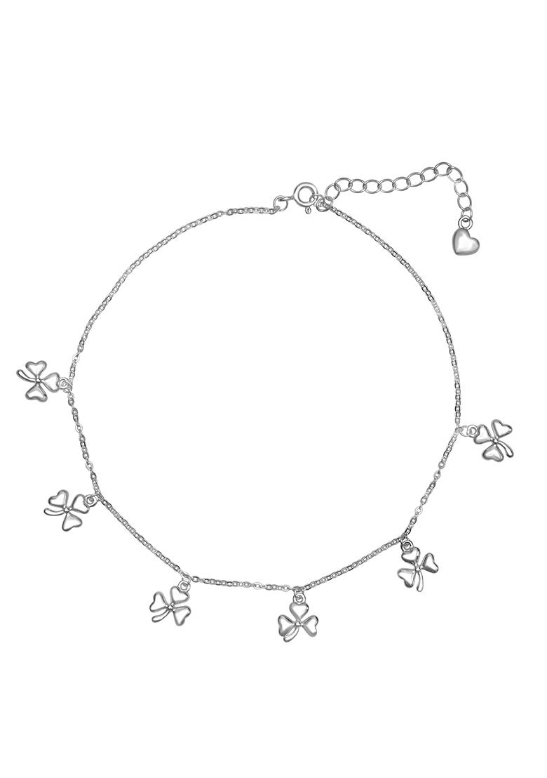 925 Pure Silver Multiple Charm Anklet