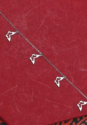 925 Pure Silver Multiple Charm Anklet