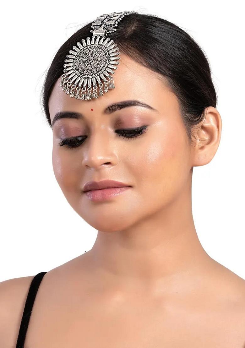 Silver Plating Maang Tikka