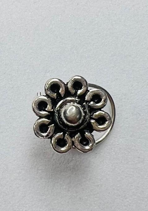 Silver Pearl 925 Sterling Silver Nosepin