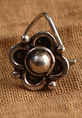 Silver Beads 925 Sterling Silver Nosepin