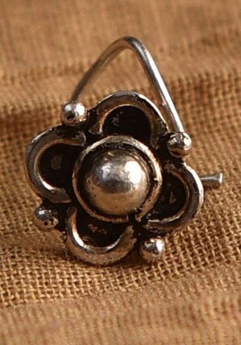 Silver Beads 925 Sterling Silver Nosepin