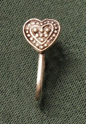 Silver Beads 925 Sterling Silver Clipon Nosepin