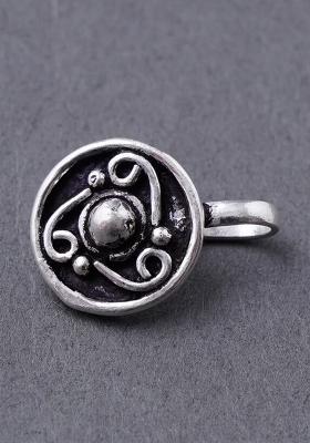 Silver Beads 925 Sterling Silver Clipon Nosepin