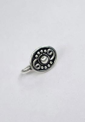 Silver Beads 925 Sterling Silver Clipon Nosepin