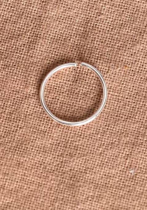 Silver Flower 925 Sterling Silver Nosering