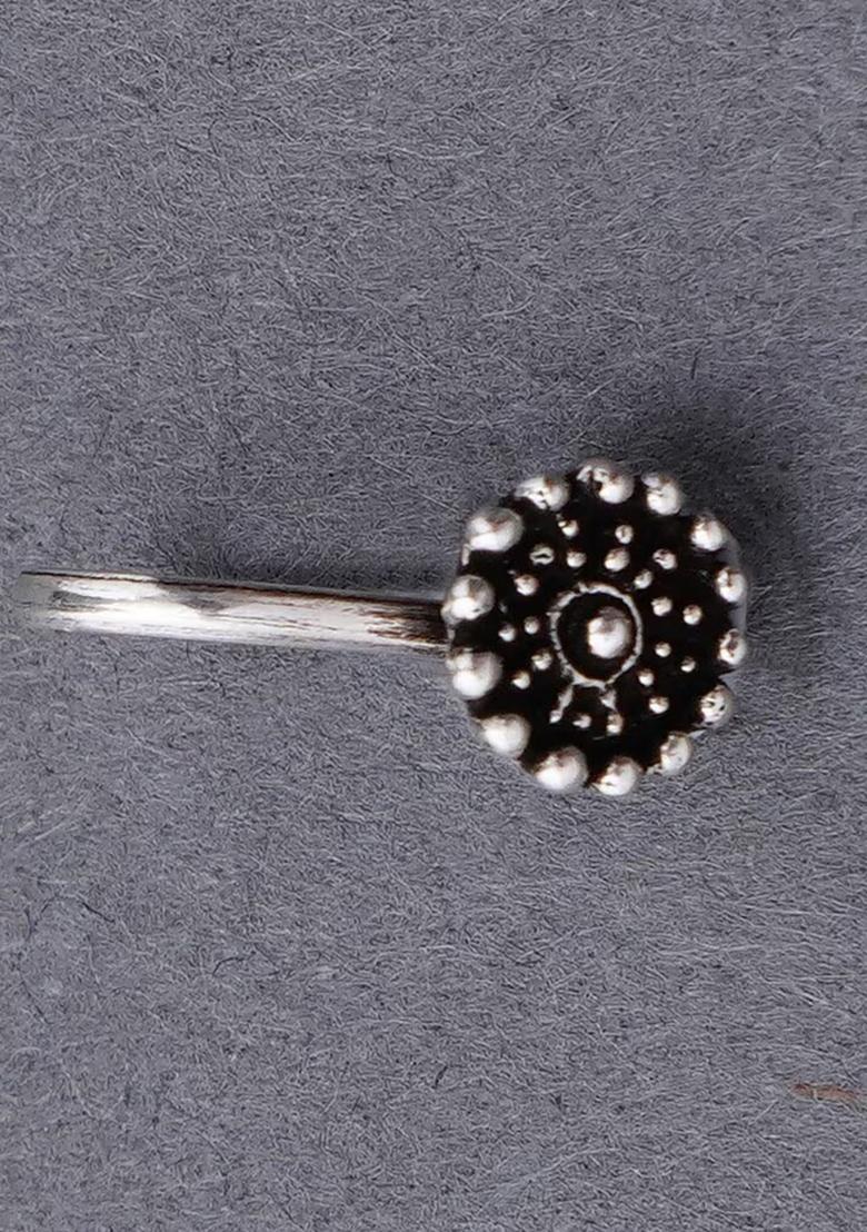 Silver Beads 925 Sterling Silver Clipon Nosepin