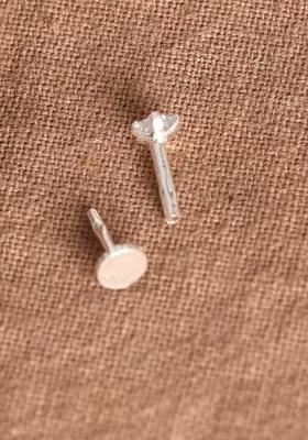 Silver Stone 925 Sterling Silver Nosepin