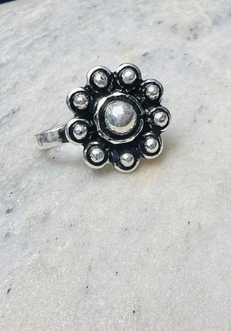 Silver Stone 925 Sterling Silver Clipon Nosepin