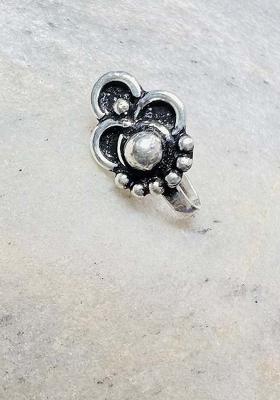 Silver Stone 925 Sterling Silver Clipon Nosepin