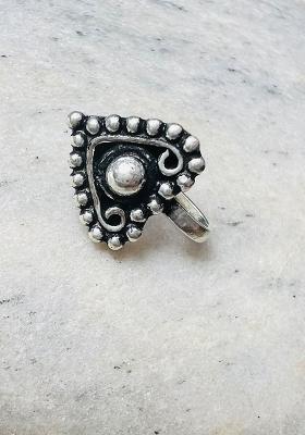 Silver Stone 925 Sterling Silver Clipon Nosepin