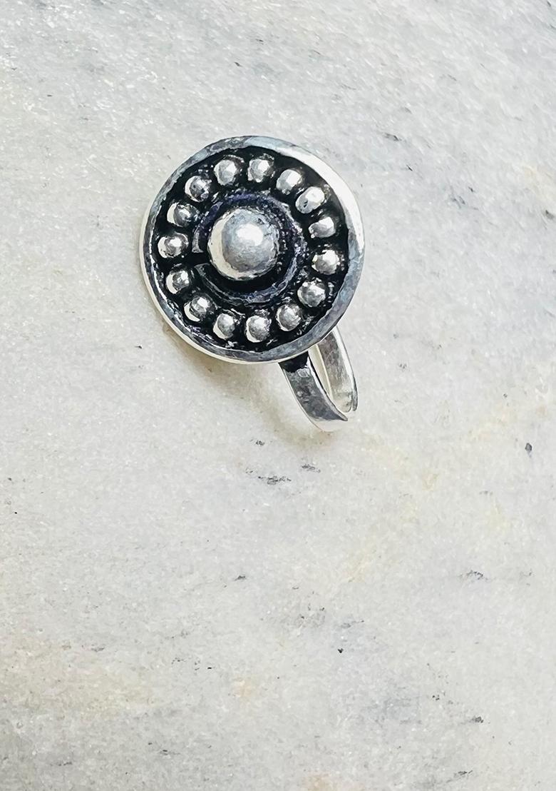 Silver Beads 925 Sterling Silver Clipon Nosepin