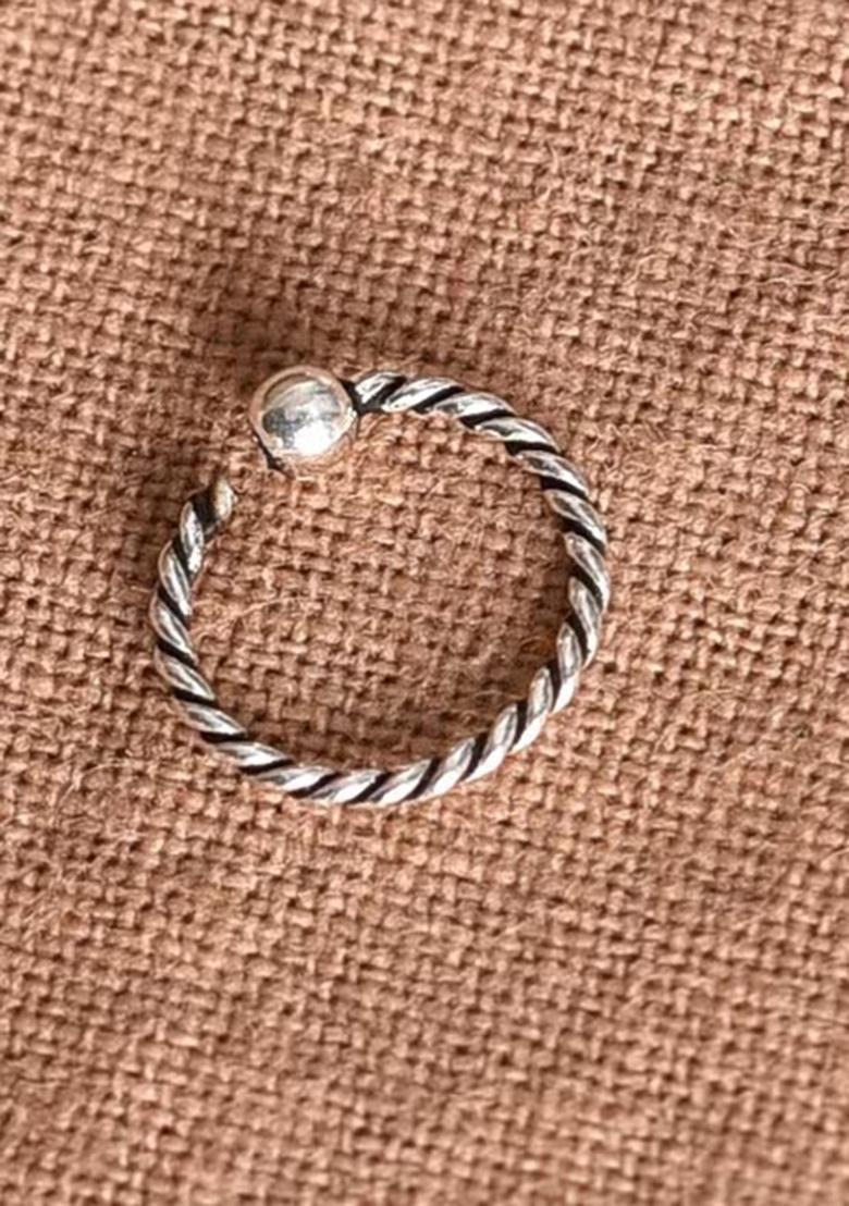 Silver Beads 925 Sterling Silver Nosering