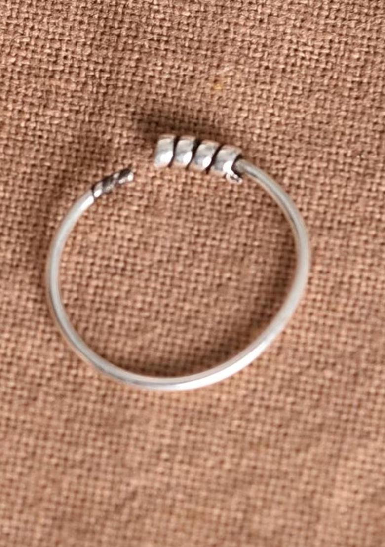 Silver Beads 925 Sterling Silver Nosering